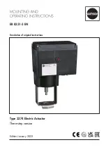 Samson 3374 Mounting And Operation Instructions preview