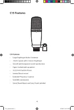 Предварительный просмотр 4 страницы Samson c15 Owner'S Manual