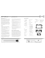 Предварительный просмотр 2 страницы Samson D1500 Specifications