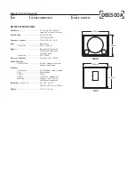 Preview for 2 page of Samson dB1500a Specification Sheet