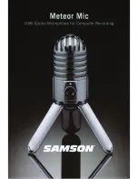 Samson Meteor Mic User Manual preview