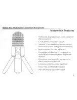 Предварительный просмотр 7 страницы Samson Meteor Mic User Manual