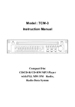 Samson TCM-3 Instruction Manual preview