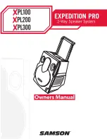 Samson XPL200 Owner'S Manual предпросмотр