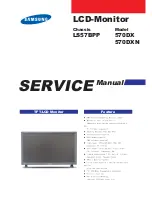 Samsung 570DX - SyncMaster - 57" LCD Flat Panel... Service Manual preview