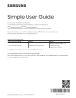 Предварительный просмотр 1 страницы Samsung 65QN9 D Series Simple User Manual