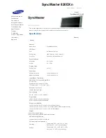 Preview for 159 page of Samsung 700DXN - SyncMaster - 70" LCD Flat Panel... User Manual