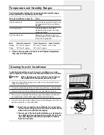 Preview for 19 page of Samsung AS070VE Owner'S Instructions Manual