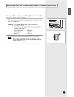 Preview for 21 page of Samsung AS09WHWE/XCH Owner'S Instructions Manual