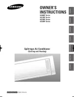 Preview for 1 page of Samsung AS18BP Series AS24BP Series Owner'S Instructions Manual