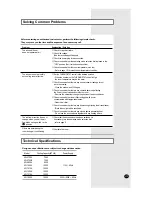 Preview for 13 page of Samsung AW0700B Owner'S Instructions Manual