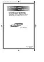 Preview for 22 page of Samsung B1445A(V/S) Owner'S Instructions Manual