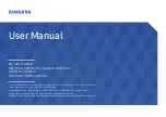 Samsung DBJ Series User Manual preview