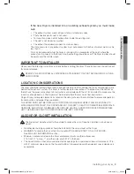 Предварительный просмотр 9 страницы Samsung DV203AGW User Manual