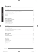 Preview for 2 page of Samsung DV22K6800EW/A1-11 User Manual