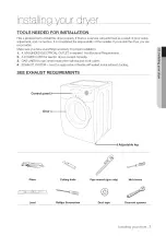 Предварительный просмотр 7 страницы Samsung DV337AEW/XAA-00 User Manual