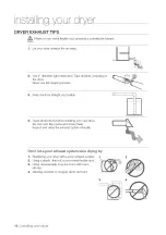 Предварительный просмотр 16 страницы Samsung DV337AEW/XAA-00 User Manual