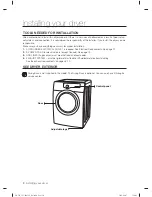 Предварительный просмотр 8 страницы Samsung DV363EWBEUF/A1 User Manual