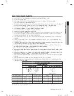 Предварительный просмотр 9 страницы Samsung DV363EWBEUF/A1 User Manual