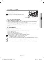 Preview for 29 page of Samsung DV395 SERIES User Manual