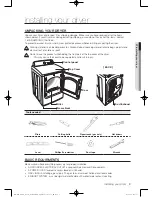 Предварительный просмотр 9 страницы Samsung DV456 Series User Manual