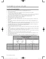 Предварительный просмотр 10 страницы Samsung DV456 Series User Manual