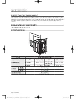 Предварительный просмотр 34 страницы Samsung DV456 Series User Manual