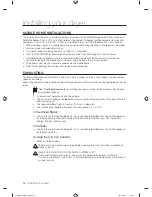 Предварительный просмотр 16 страницы Samsung DV457EVGSGR/AA User Manual