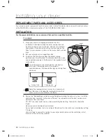 Предварительный просмотр 22 страницы Samsung DV457EVGSGR/AA User Manual