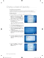 Предварительный просмотр 38 страницы Samsung DV457EVGSGR/AA User Manual