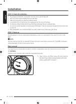 Preview for 20 page of Samsung DV80T5220TT User Manual