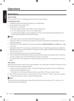 Preview for 38 page of Samsung DV80T5220TT User Manual