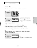 Preview for 25 page of Samsung DVD-FP580 Owner'S Instructions Manual