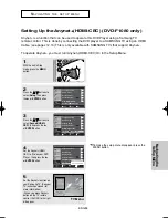 Preview for 55 page of Samsung DVD-FP580 Owner'S Instructions Manual