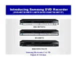 Samsung DVD-HR750 Introducing preview