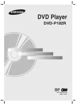 Samsung DVD-P182R Instructions Manual preview