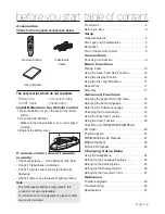 Preview for 3 page of Samsung DVD P191 - MULTI REGION CODE FREE DVD PLAYER. THIS PLAYER PLAYS... User Manual