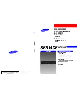 Samsung DVD-R157 Service Manual preview