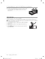 Предварительный просмотр 20 страницы Samsung DW-BG97 Series User Manual