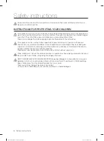 Preview for 6 page of Samsung DW60M6050 Series User Manual