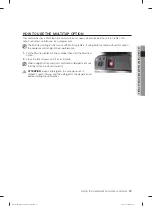 Preview for 23 page of Samsung DW60M6050 Series User Manual