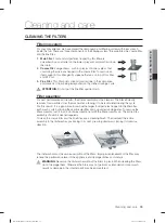 Preview for 33 page of Samsung DW60M6050 Series User Manual