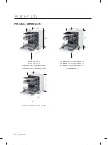 Preview for 50 page of Samsung DW60M6050 Series User Manual