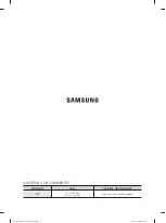 Preview for 56 page of Samsung DW60M6050 Series User Manual