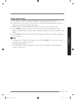 Предварительный просмотр 29 страницы Samsung DW60M9970 Series User Manual