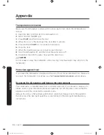 Предварительный просмотр 46 страницы Samsung DW60M9970 Series User Manual