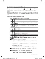 Preview for 3 page of Samsung DW7933LRASR/AA User Manual