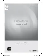 Samsung DW80K7050 Series User Manual предпросмотр