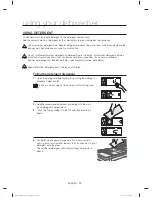 Preview for 20 page of Samsung DW80K7050 Series User Manual