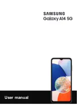 Samsung Galaxy A14 5G User Manual preview